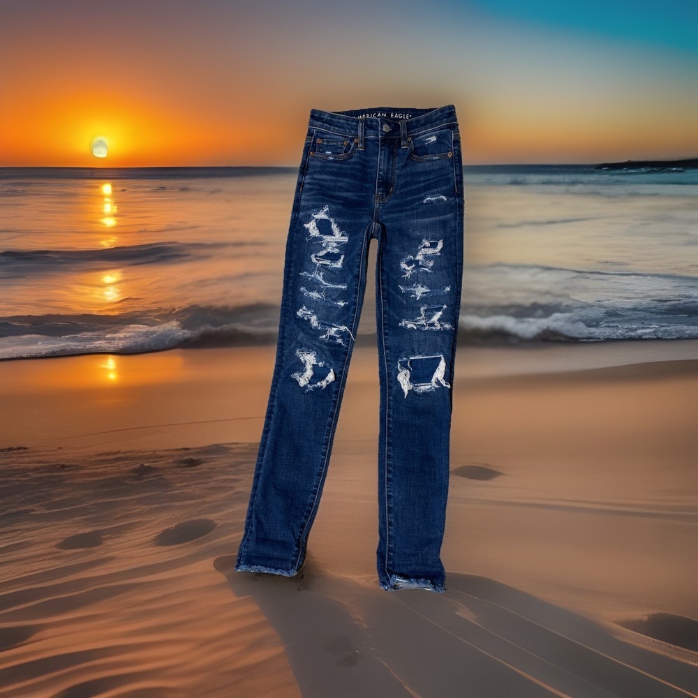American Eagle Next  Level Stretch Super HI Rise Jegging  SIZE 00